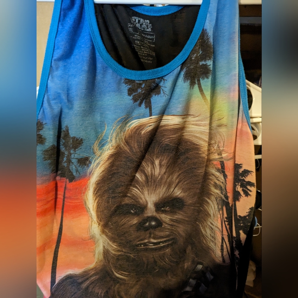 Chewbacca Star Wars Sunrise Tank XL
